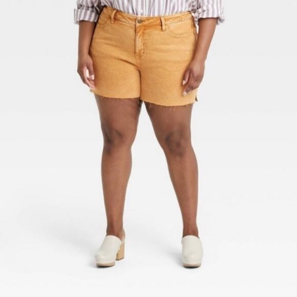 🍁New Super Cute Plus Size Shorts Size 20W - Picture 3 of 10